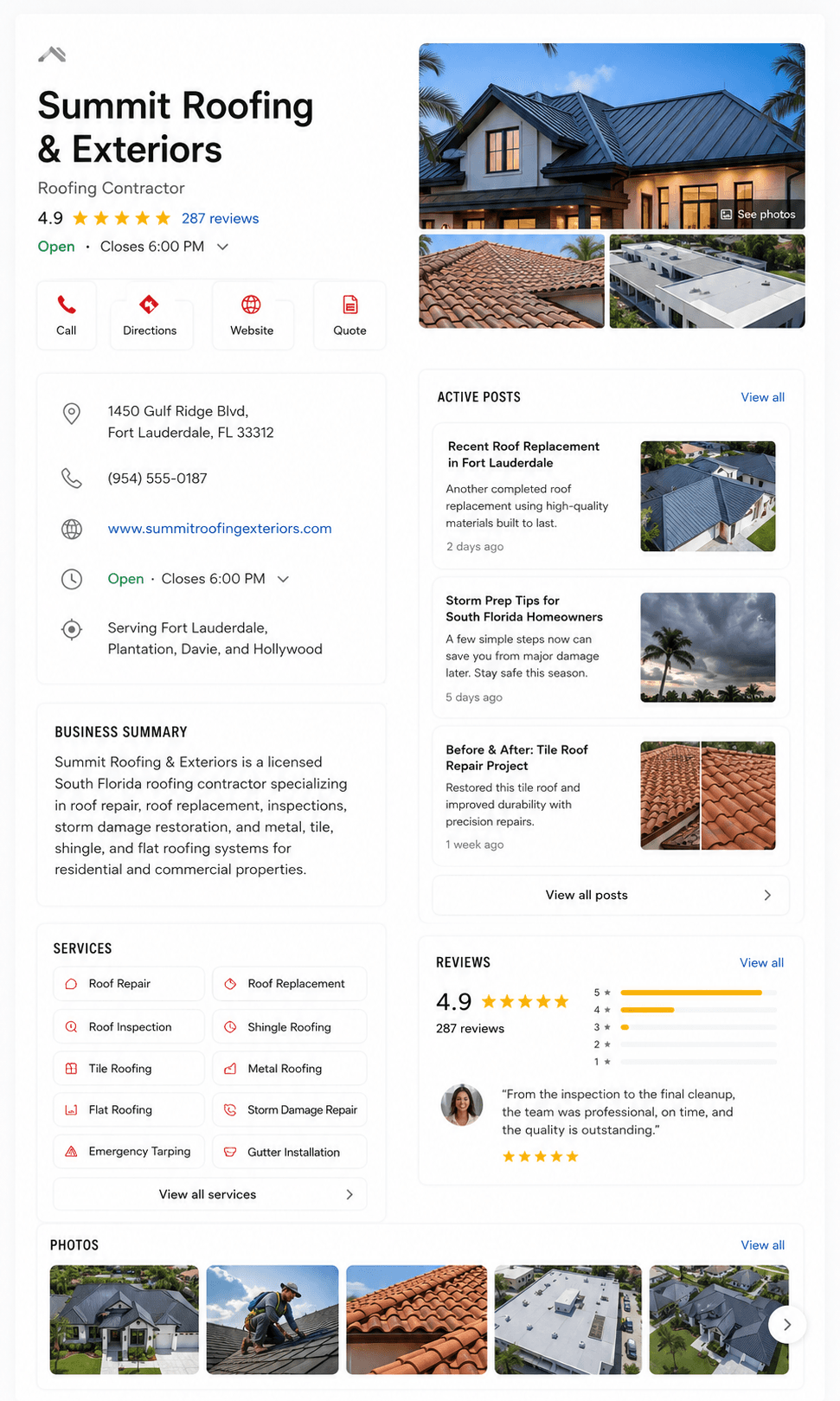 Google Business Profile Rankings