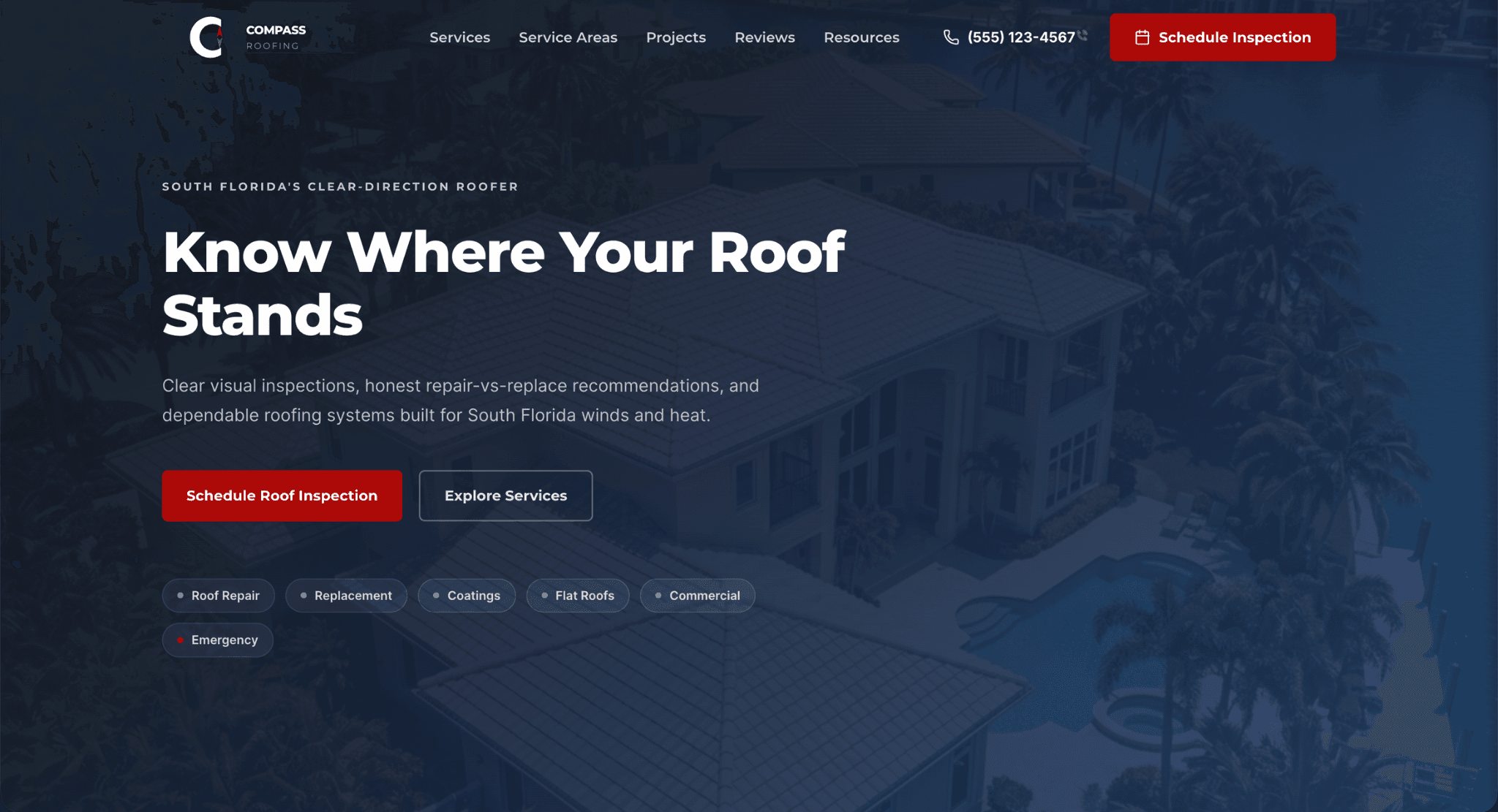 Compass Roofing Zeus Media Rebuild